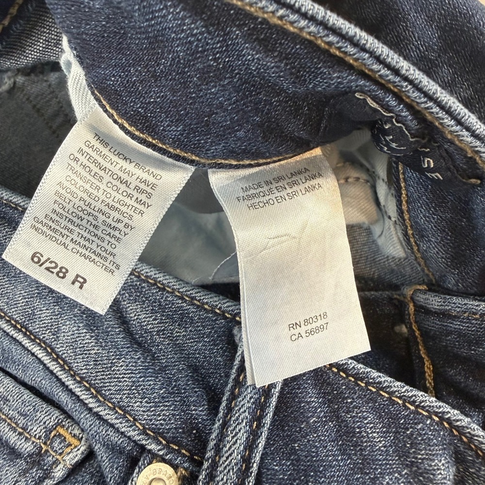Lucky Brand Lolita Skinny Jeans Womens 6/28 Regular Dark Wash Blue 7WP10326 - Picture 4 of 10